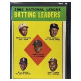 1963 1962 NATIONAL LEAGUE BATTING LEADERS TOMMY DA