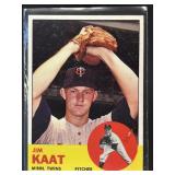 1963 TOPPS JIM KAAT #165 MINNESOTA TWINS