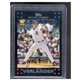 2007 TOPPS JUSTIN VERLANDER #160 ALL-STAR DETROIT