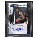 2025-26 TOPPS KAM JONES #NA-KO NEW APPLICANTS AUTO