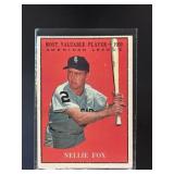 1961 TOPPS NELLIE FOX #477 CHICAGO WHITE SOX 1959