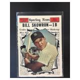 1961 TOPPS BILL SKOWRON #568 NEW YORK YANKEES HIGH