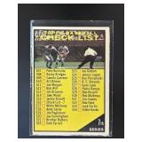 1962 TOPPS 7TH SERIES CHECKLIST: 507-598 #516B CHE
