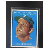 1961 TOPPS DON NEWCOMBE #483 BROOKLYN DODGERS 1956