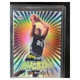 2000-01 TOPPS STARS TIM DUNCAN #ASA11 ALL STAR AUT