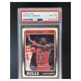 1988-89 FLEER MICHAEL JORDAN #17 PSA 8 NM/MT 3RD C