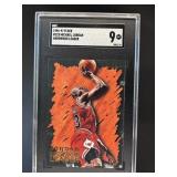 1996-97 FLEER MICHAEL JORDAN #123 SGC 9 MINT HARDW