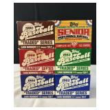 LOT OF 6 TOPPS 1982, 1983, 1988, 1989, 1990, SENIO