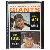 1964 TOPPS JESUS ALOU RON HERBEL #47 RC ROOKIE LOS