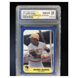 1986 FLEER UPDATE BARRY BONDS SIGNED #/500 #U-14 R