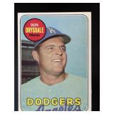 1969 TOPPS DON DRYSDALE #400 LOS ANGELES DODGERS
