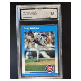1987 FLEER UPDATE GREG MADDUX #U-68 RC AGS 9 MINT