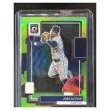 2022 PANINI DONRUSS OPTIC JOSE ALTUVE #127 LIME GR