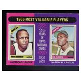 1975 TOPPS 1966 MVPS FRANK ROBINSON ROBERTO BOB CL