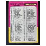 1975 TOPPS BASEBALL CHECKLIST #386 UER: #293 'SAH