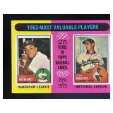 1975 TOPPS 1963 MVPS ELSTON HOWARD SANDY KOUFAX M