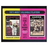 1975 TOPPS 1971 MVPS VIDA BLUE JOE TORRE M #209
