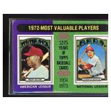1975 TOPPS 1972 MVPS RICH ALLEN JOHNNY BENCH M #21