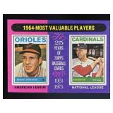 1975 TOPPS 1964 MVPS BROOKS ROBINSON KEN BOYER M #