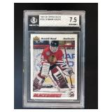 1991-92 UPPER DECK DOMINIK HASEK #335 RC BGS 7.5 R