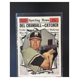 1961 TOPPS DEL CRANDALL #583 HIGH # ALL STAR