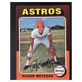 1975 TOPPS ROGER METZGER #541 HOUSTON ASTROS