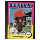 1975 TOPPS LOU BROCK #540 ST. LOUIS CARDINALS