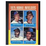 1975 TOPPS #617 ROOKIE INFIELDERS DOUG DECINCES MA