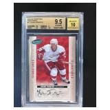 2005 JOHAN FRANZEN #JF AUTHENTIC SIGNATURES ROOKIE
