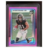 2025 DONRUSS JAYDEN HIGGINS #334 OPTIC RATED ROOKI