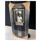 Mark Fidrych Autographed Framed Display.  Beautifu