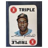 1968 TOPPS FRANK ROBINSON #7 GAME CARD BALTIMORE O
