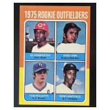 1975 ROOKIE OUTFIELDERS FRED LYNN TOM POQUETTE TER