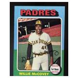 1975 TOPPS WILLIE MCCOVEY #450 SAN DIEGO PADRES