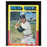 1975 TOPPS CARLTON FISK #80 ALL-STAR BOSTON RED SO