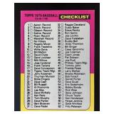 1975 TOPPS BASEBALL CHECKLIST: 1-132 #126