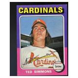 1975 TOPPS TED SIMMONS #75 ST. LOUIS CARDINALS