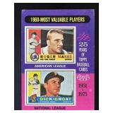 1975 TOPPS 1960 MVPS ROGER MARIS DICK GROAT M #198