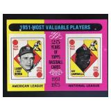 1975 TOPPS 1951 MVPS YOGI BERRA ROY CAMPANELLA M #