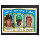 1972 1971 A.L. PITCHING LEADERS MICKEY LOLICH VIDA