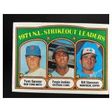 1972 1971 N.L. STRIKEOUT LEADERS TOM SEAVER FERGIE