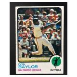 1973 TOPPS DON BAYLOR #384 BALTIMORE ORIOLES