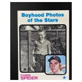 1973 TOPPS CHRIS SPEIER #345 SAN FRANCISCO GIANTS