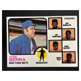 1973 METS FIELD LEADERS YOGI BERRA ROY MCMILLAN JO