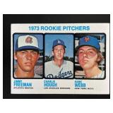 1973 ROOKIE PITCHERS JIMMY FREEMAN CHARLIE HOUGH H