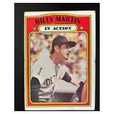 1972 TOPPS BILLY MARTIN #34 DETROIT TIGERS