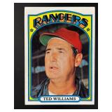 1972 TOPPS TED WILLIAMS #510 TEXAS RANGERS