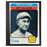 1973 TOPPS THE ALL-TIME HIT LEADER - TY COBB A #47