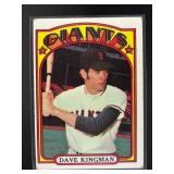 1972 TOPPS DAVE KINGMAN #147 RC ROOKIE SAN FRANCIS