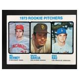 1973 ROOKIE PITCHERS MEL BEHNEY RALPH GARCIA DOUG